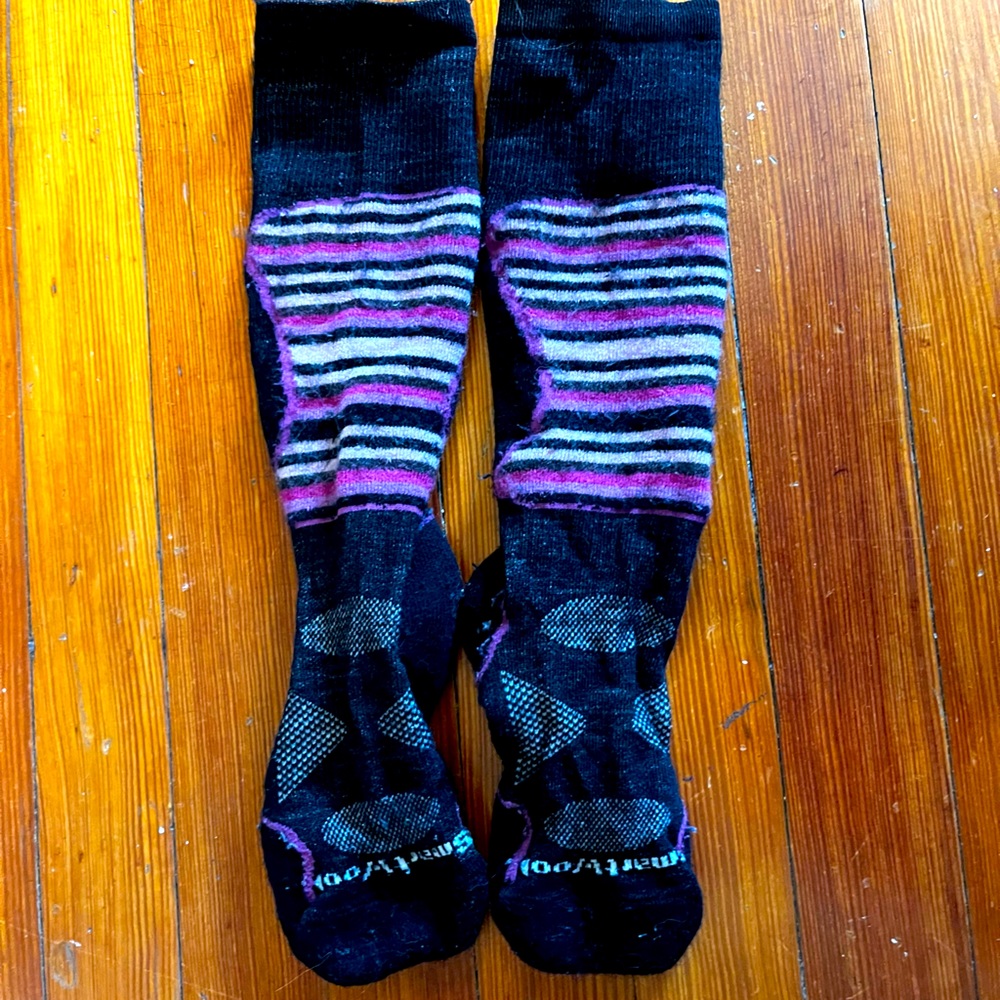 Smart wool ski socks